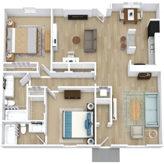 Floor Plans of The Oasis in Bossier City, LA